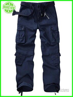 Womens Cargo Pants with 8 Pockets Ripstop Military Combat Work Pants